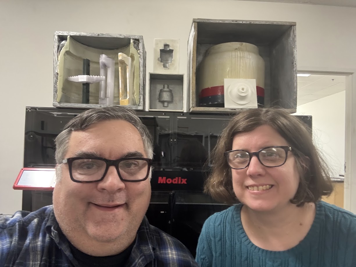 Industrial 3D printed parts and foundry patterns for Cincinnati manufacturing companies.