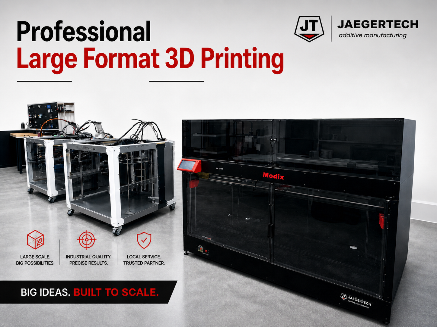 Industrial 3D printed components and custom fixtures for motorsports and aerospace manufacturing in Indianapolis, Indiana.